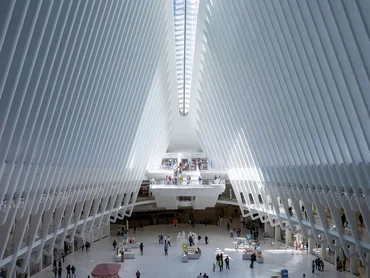 Innenansicht der Bahnhofsstation