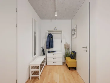Vorraum mit Garderobe