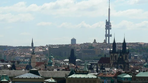 Prague with the television tower in the background