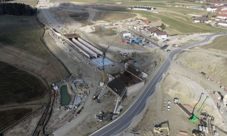 Roadworks from a bird’s-eye view